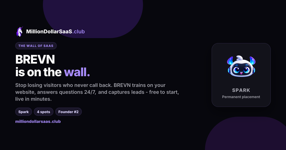 BREVN is on the Wall of SaaS